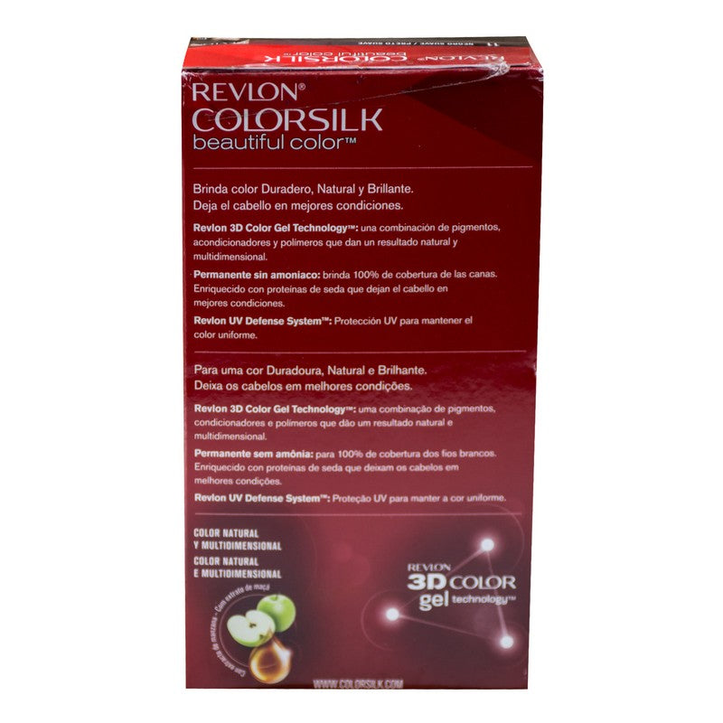 REVLON HAIR COLOR SILK SOFT BLACK 11 PC