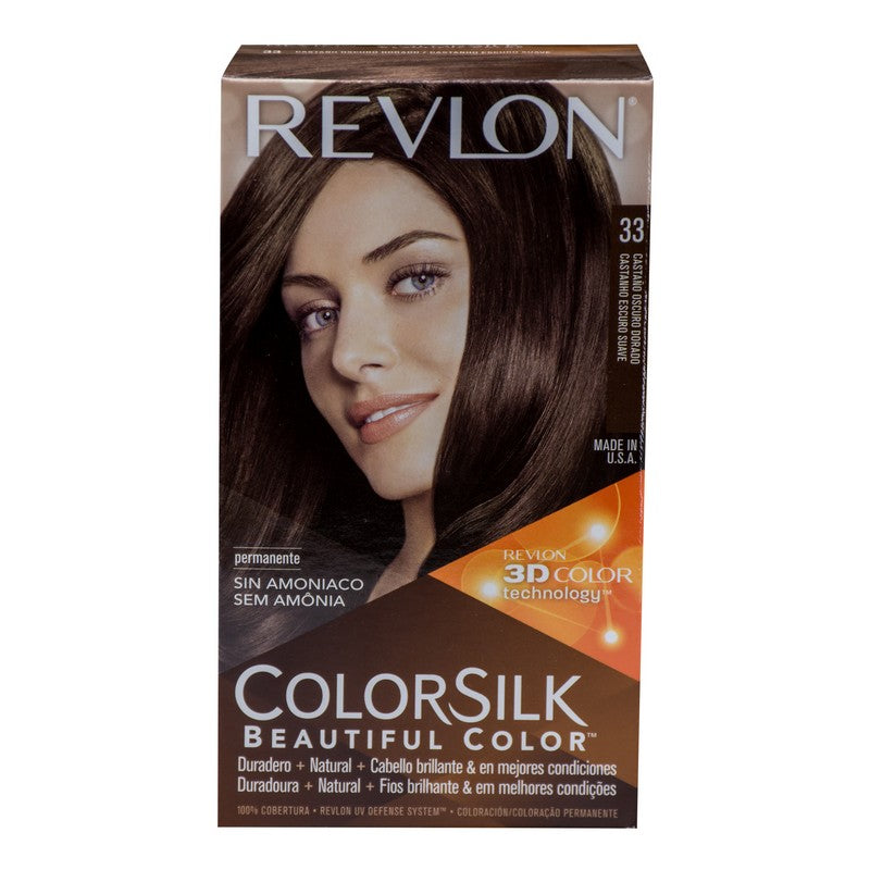 REVLON HAIR COLOR SILK DARK SOFT BROWN 33