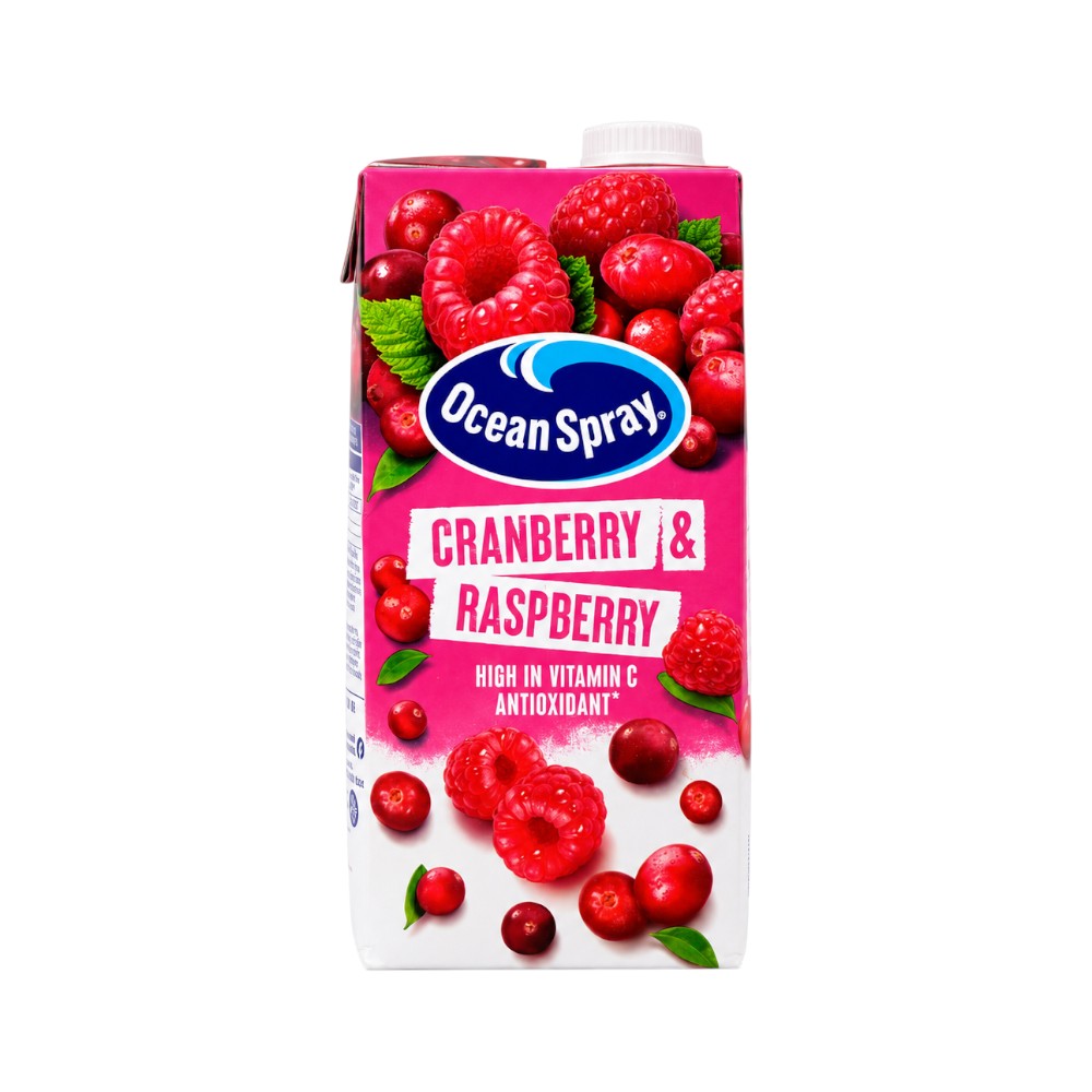 OCEAN SPRAY CRANBERRY & RASPBERRY 1LTR
