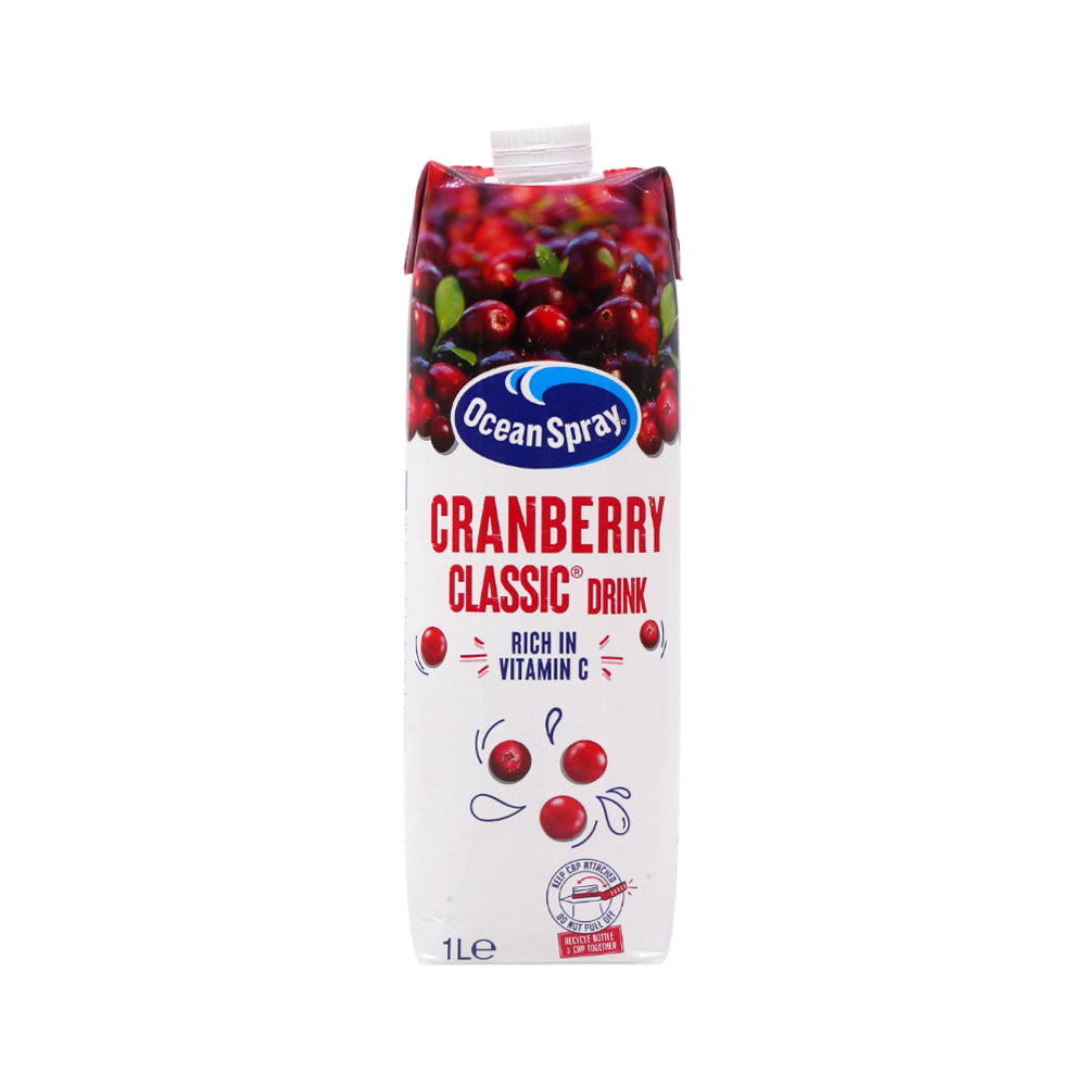 OCEAN SPRAY JUICE CRANBERRY CLASSIC 1 LTR