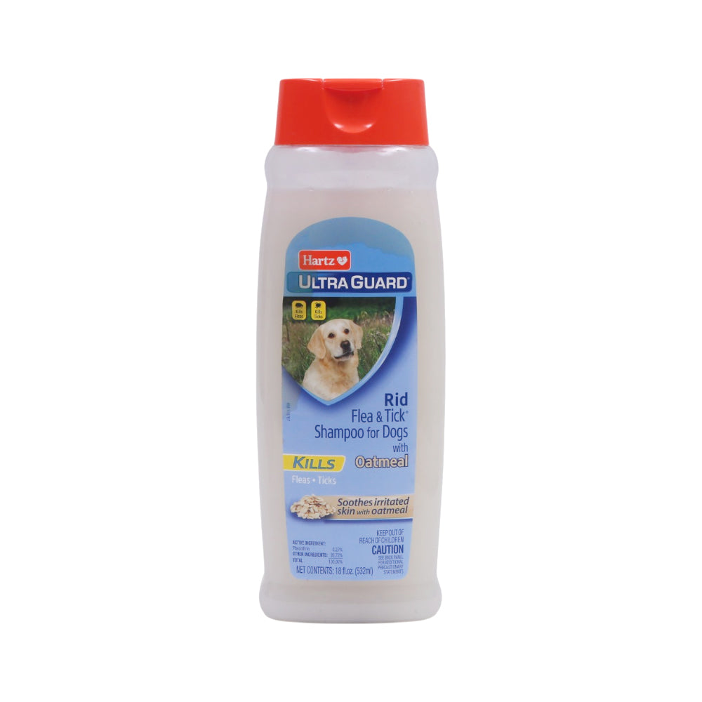 HARTZ DOG SHAMPOO RID FLEA AND TICK OATMEAL 532 ML BASIC
