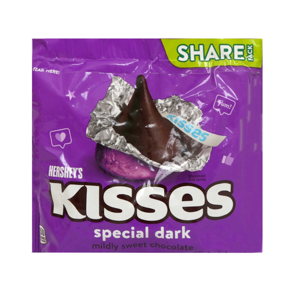 HERSHEYS KISSES CHOCOLATE SPECIAL DARK BAG 283 GM