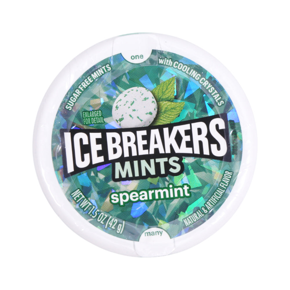 ICE BREAKERS SOURS SPEARMINT SUGAR FREE 42 GM