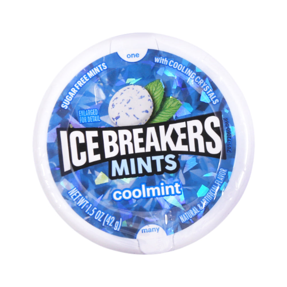 ICE BREAKERS SOURS COOL MINTS SUGAR FREE 42 GM