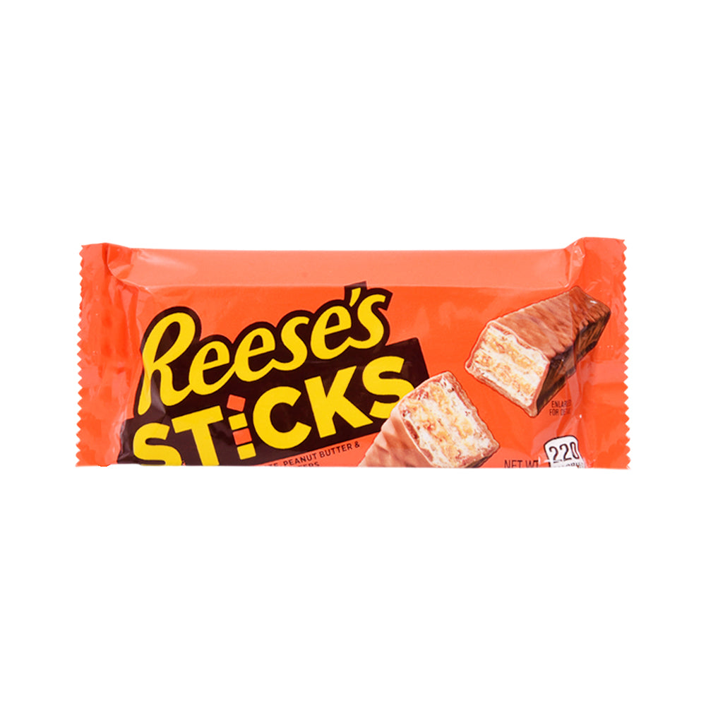REESES CHOCOLATE STICKS MILK CHOCOLATE CRISPY WAFERS 42 GM