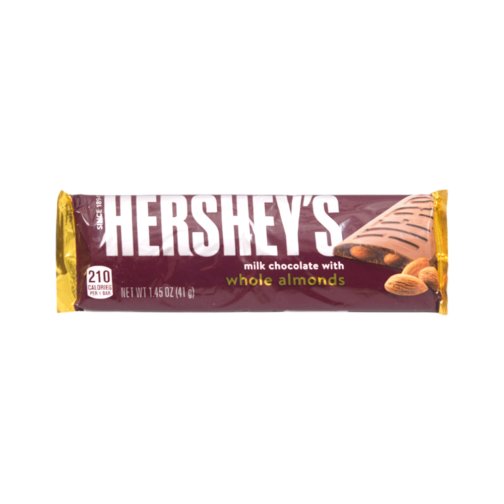 HERSHEYS MILK CHOCOLATE ALMOND 41 GM