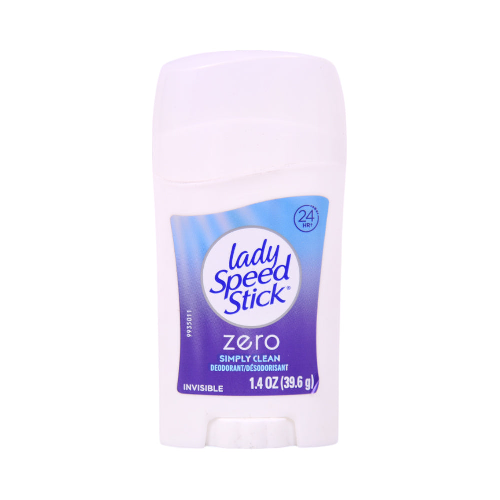LADY SPEED DEO STICK ROLL ON ZERO SIMPLY CLEAN 39.6 GM