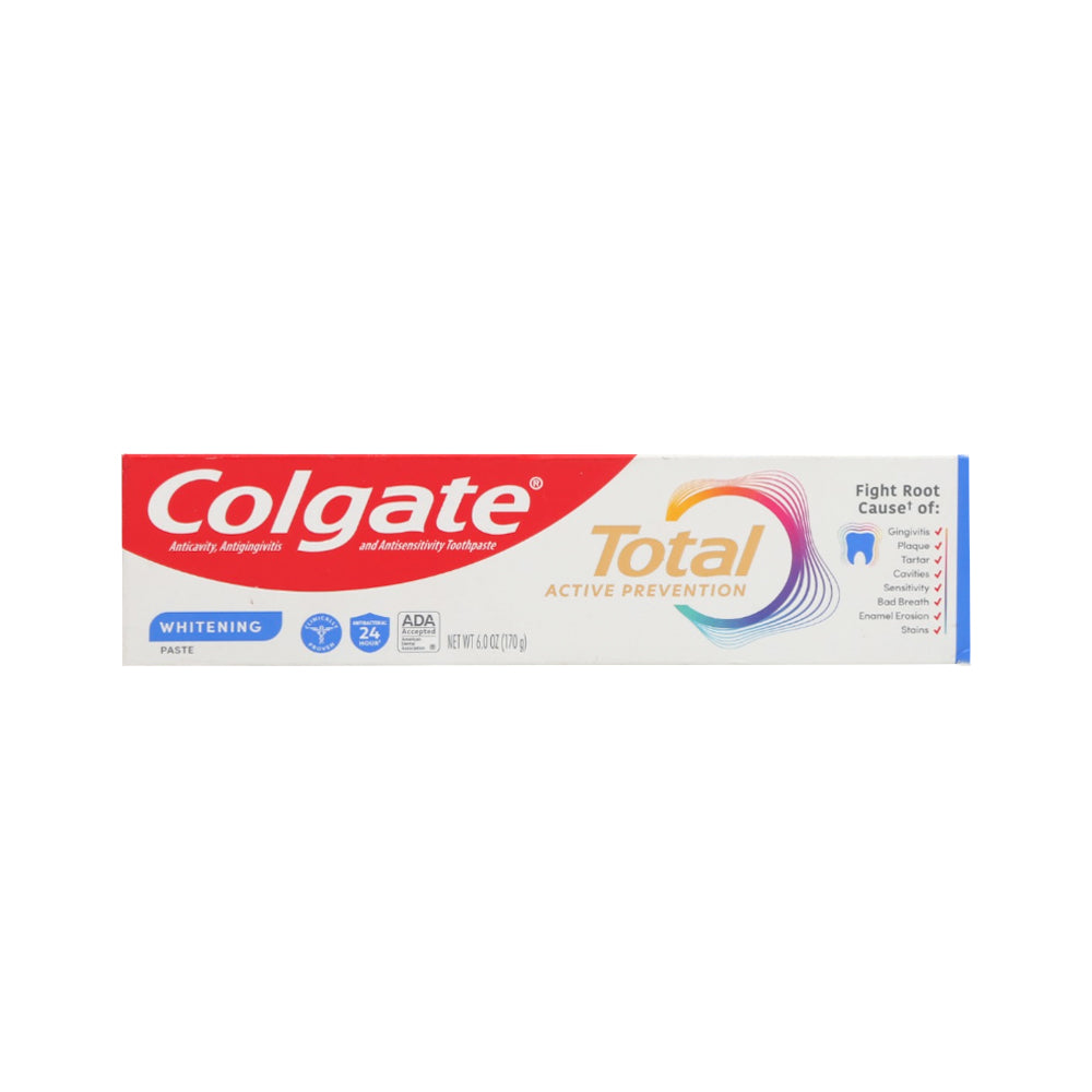 COLGATE PASTE TOTAL ACTIVE PREVENTION WHITNING 170 GM