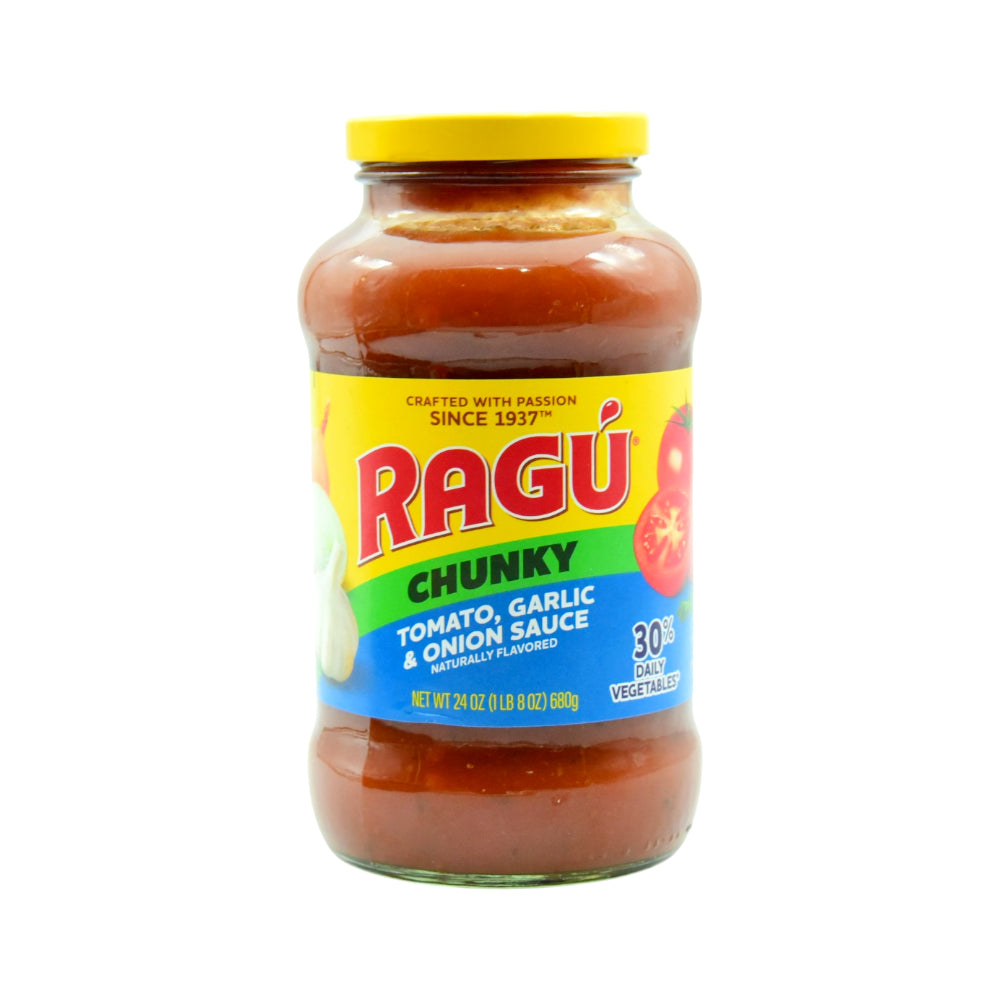 RAGU SAUCE CHUNKY TOMATO GARLIC & ONION 680 GM