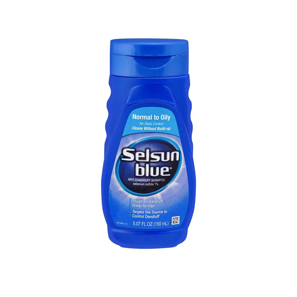 SELSUN BLUE SHAMPOO NORMAL TO OILY 150 ML – Al-Fatah