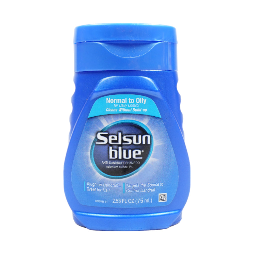 SELSUN BLUE ANTI DANDRUFF SHAMPOO NORMAL TO OILY 90ML
