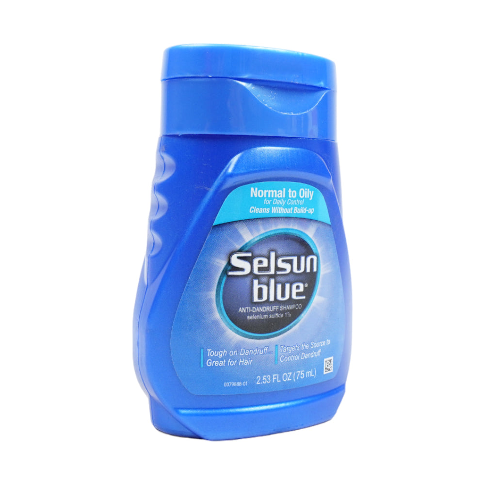 SELSUN BLUE ANTI DANDRUFF SHAMPOO NORMAL TO OILY 90ML