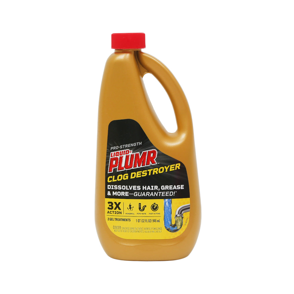 PLUMR CLOG DESTROYER LIQUID 3X ACTION 946 ML