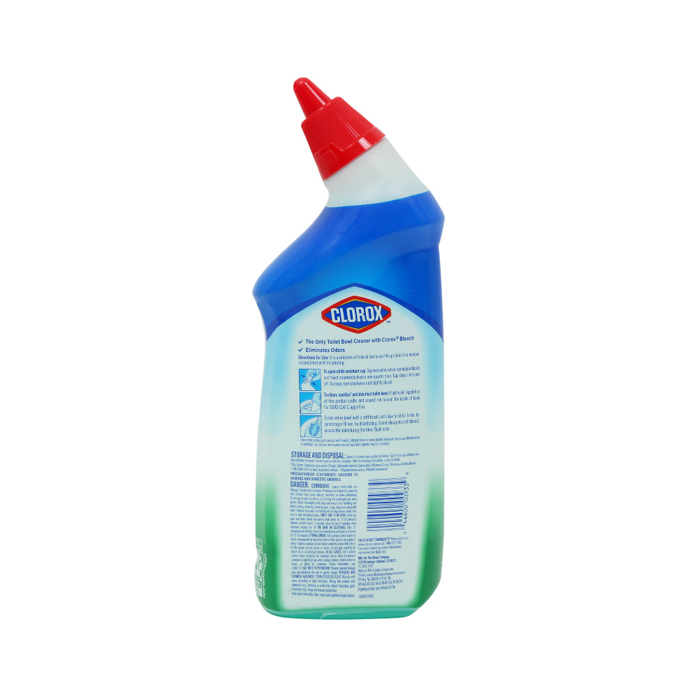 CLOROX TOILET BOWL CLEANER WITH BLEACH FRESH BREEZE 709 ML
