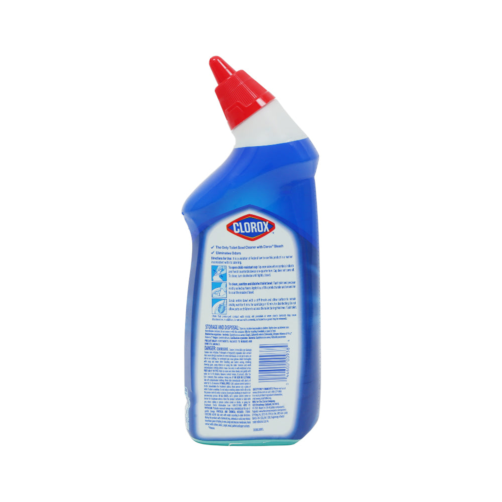 CLOROX TOILET BOWL CLEANER WITH BLEACH RAIN CLEAN 709 ML
