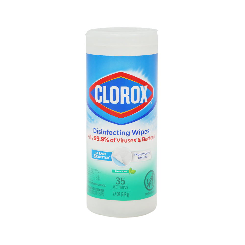 CLOROX WIPES DISINFECTING FRESH SCENT 35S 219 GM