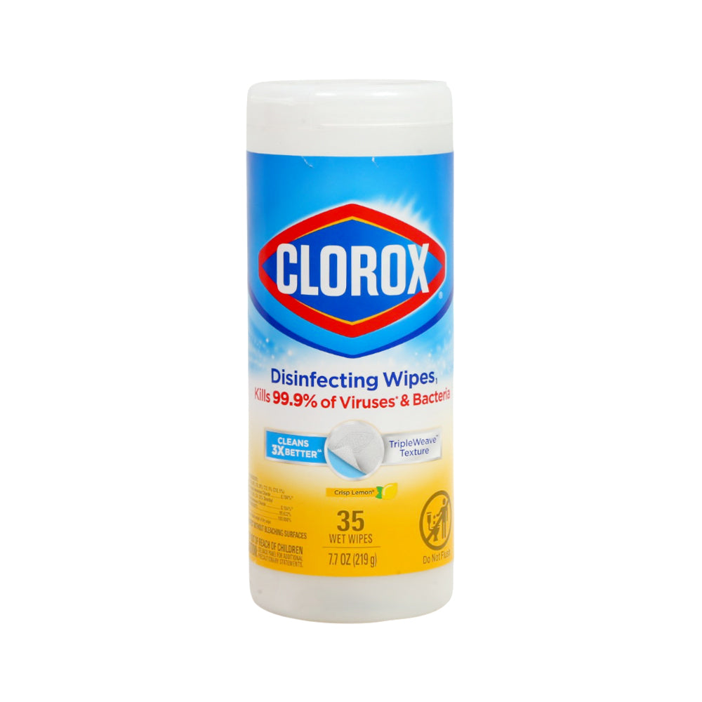 CLOROX DISINFECTING WIPES CRISP LEMON 35S 258 GM