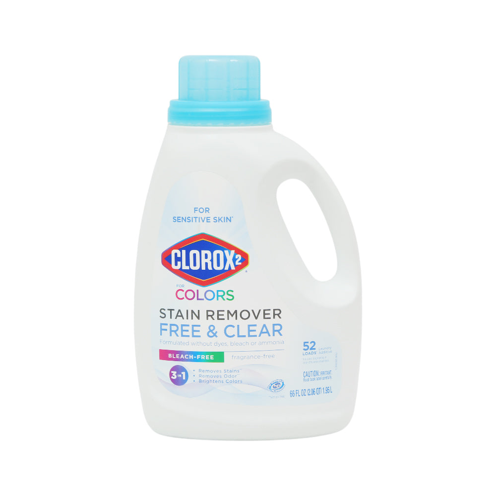 CLOROX2 COLORS STAIN REMOVER FREE & CLEAR 3IN1 1.95 LTR