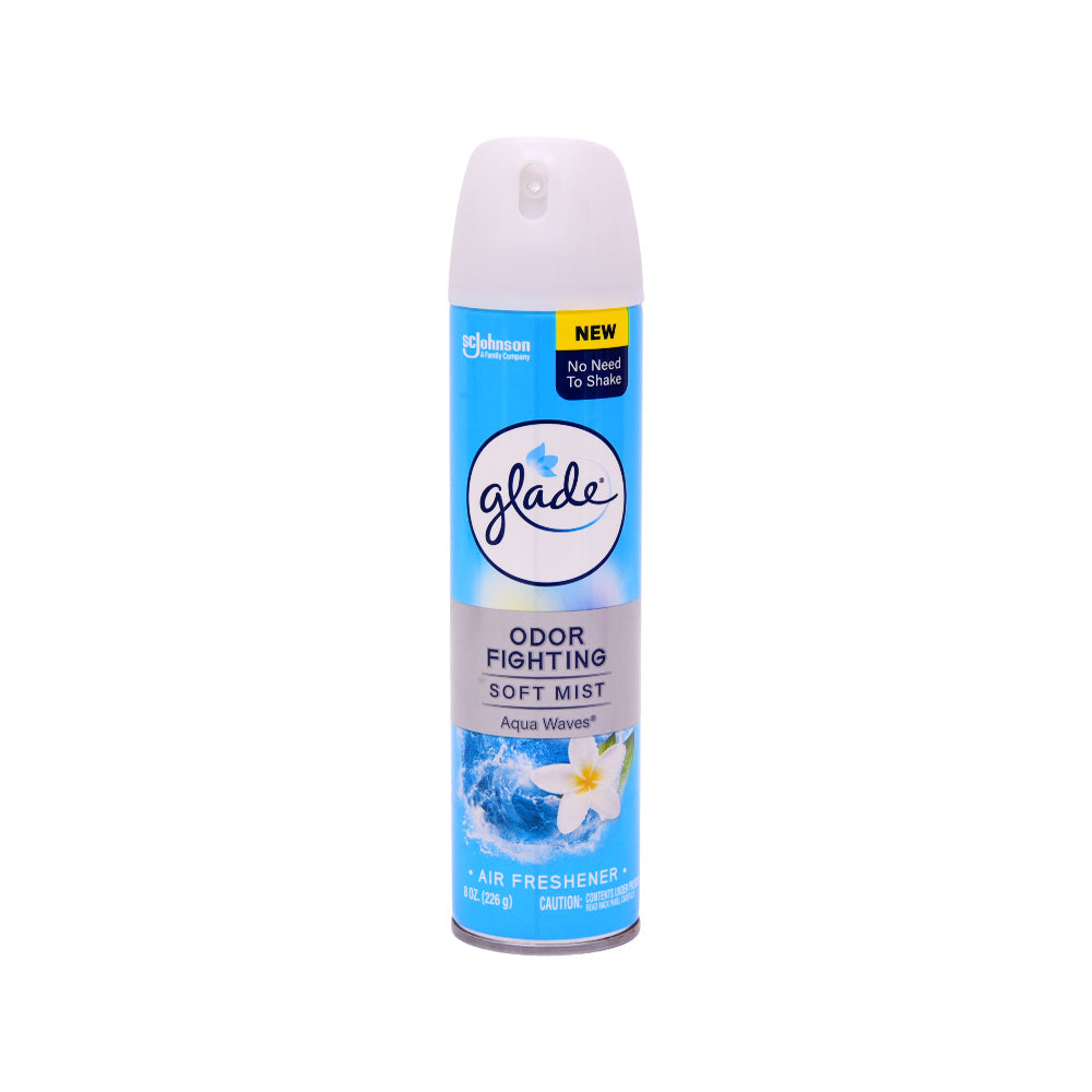 GLADE AIR FRESHENER SOFT MIST AQUA WAVES 226 GM