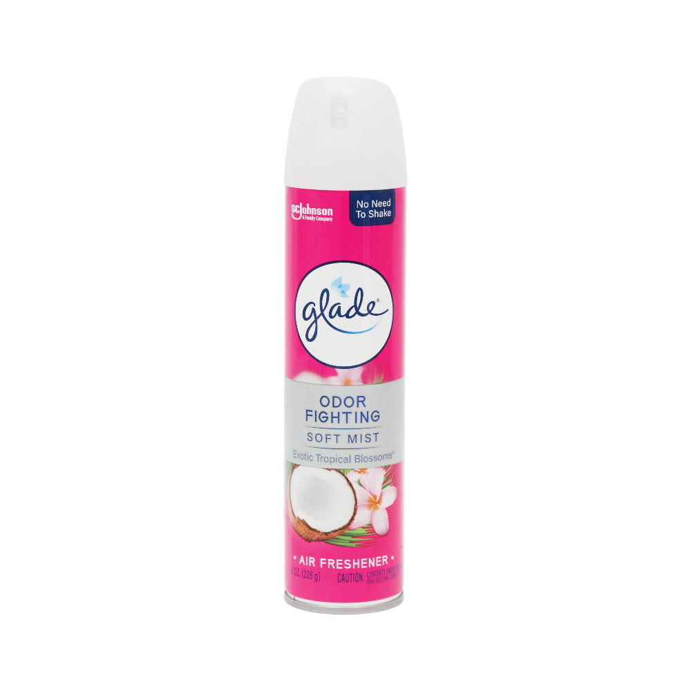 GLADE AIR FRESHENER SOFT MIST EXOTIC TROPICAL BLOSSOM 226 GM