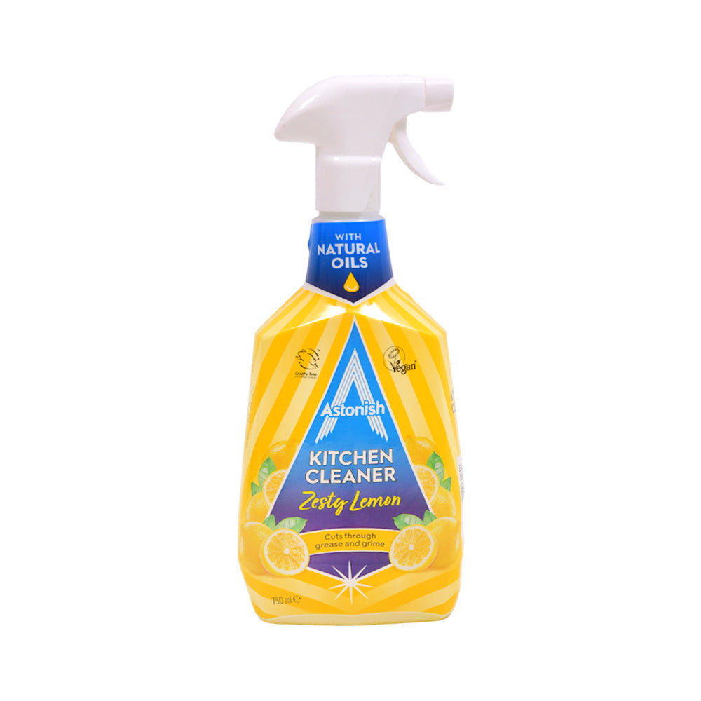 ASTONISH KITCHEN CLEANER ZESTY LEMON 750 ML