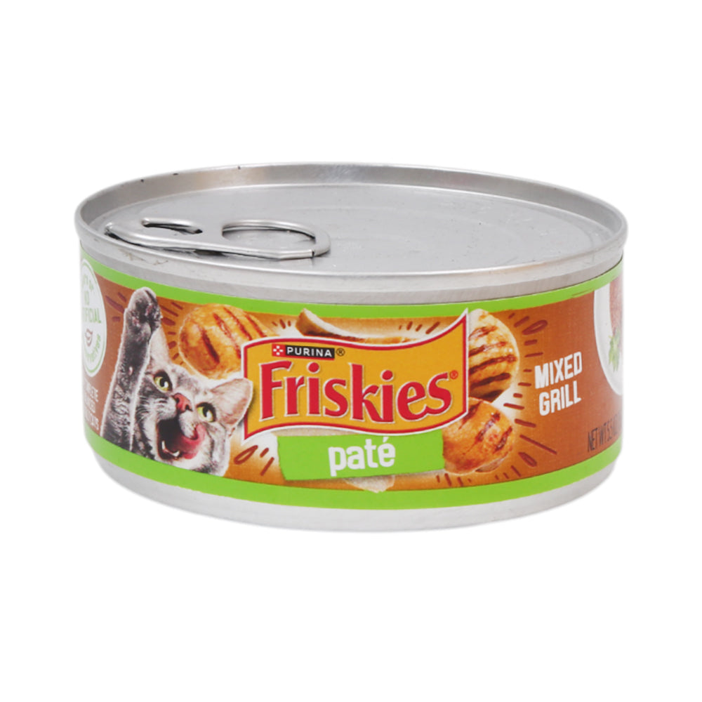 PURINA FRISKIES CAT FOOD PATE MIXED GRILL 156 GM