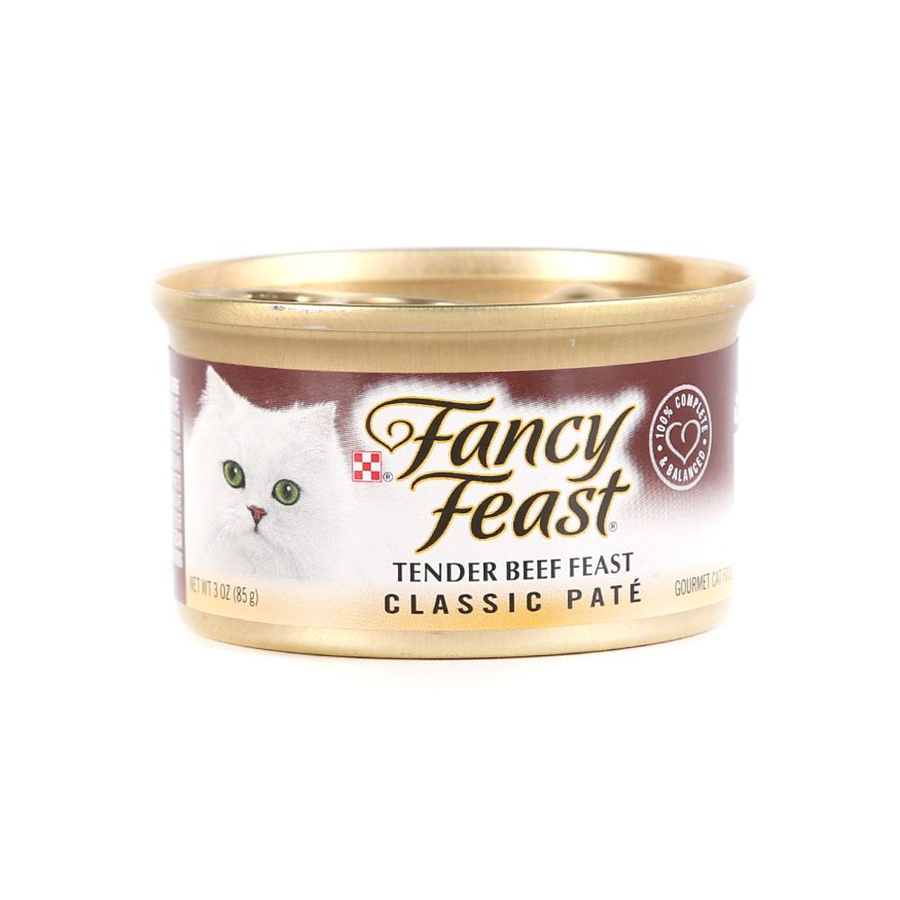 FANCY FEAST CAT FOOD TENDER BEEF FEAST 85 GM