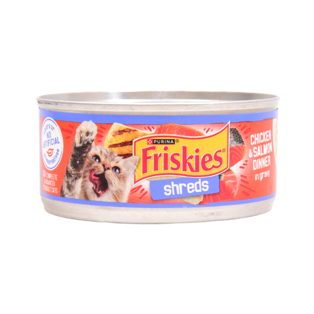 PURINA FRISKIES CAT FOOD CHICKEN GRAVY SHREDS 156 GM
