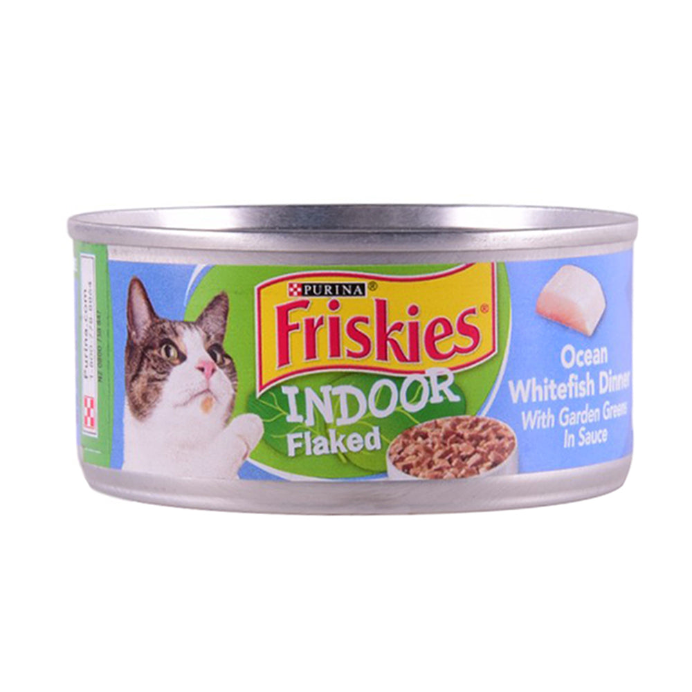 PURINA FRISKIES CAT FOOD OCEAN WHITEFISH DINNER 156 GM