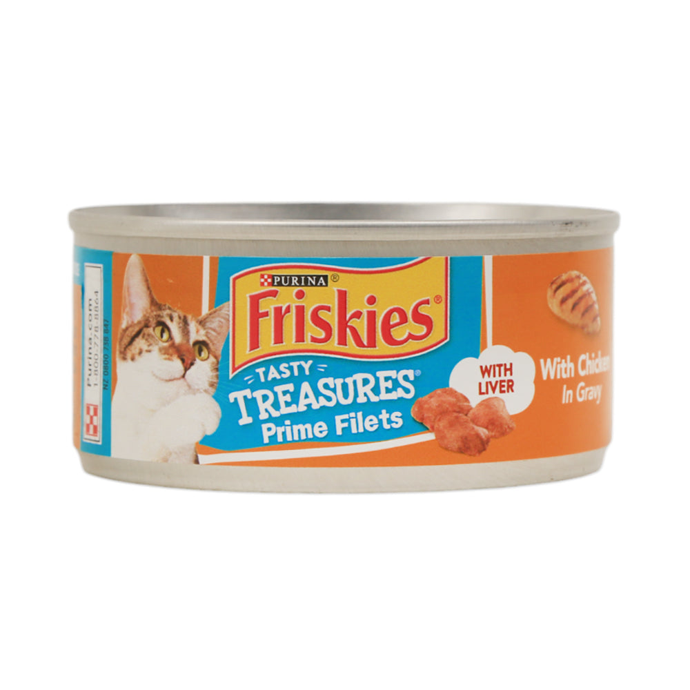 PURINA FRISKIES CAT FOOD WITH CHICKEN CHEESE 156 GM