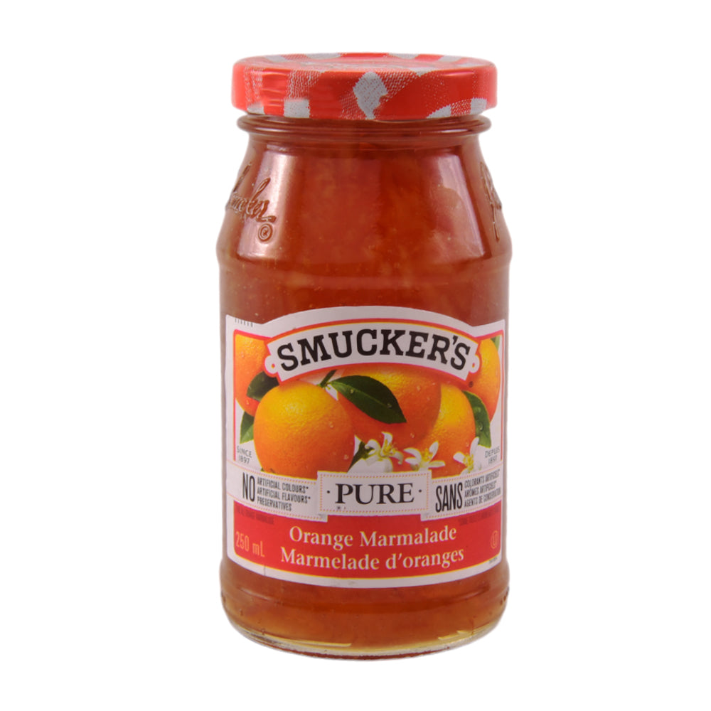 SMUCKERS PURE JAM ORANGE MARMALADE CONFITURE 250 ML