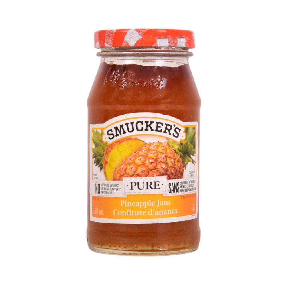 SMUCKERS PURE JAM PINEAPPLE CONFITURE 250 ML