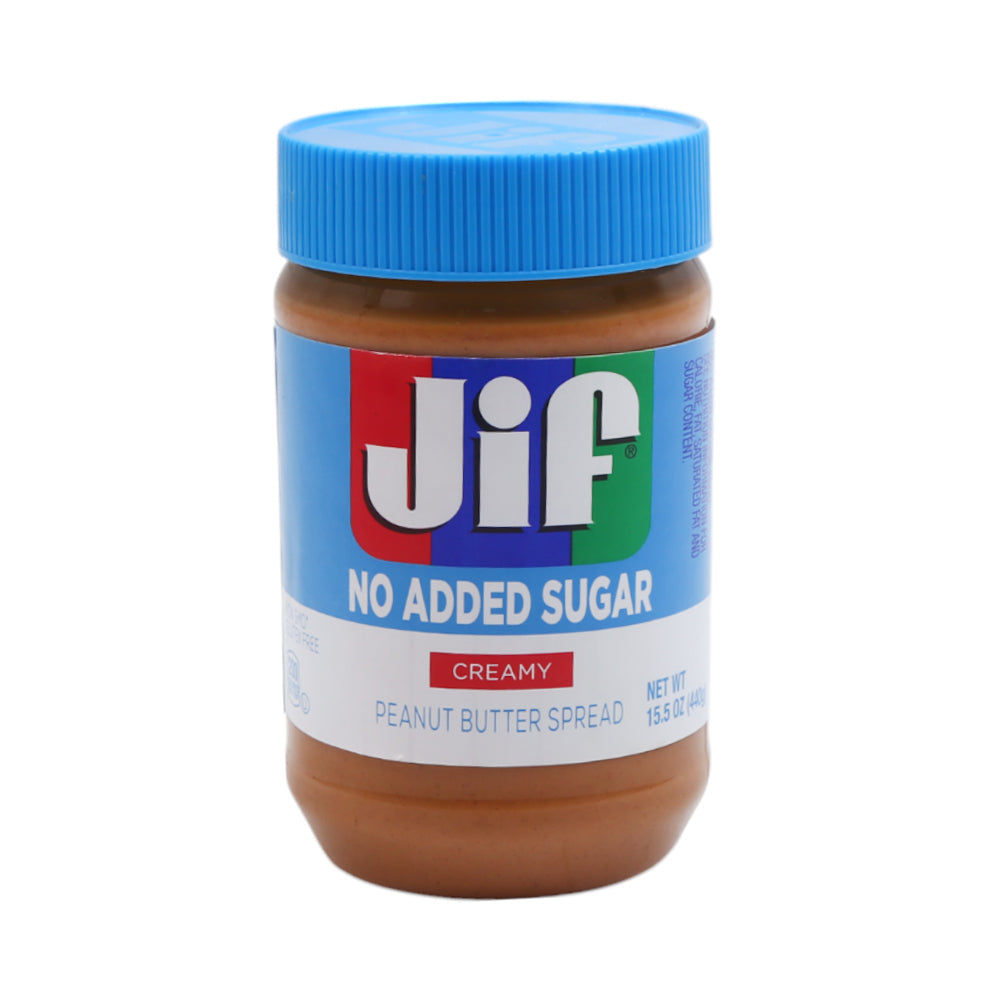 JIF SPREAD CREAMY PEANUT BUTTER NO SUGAR 454 GM