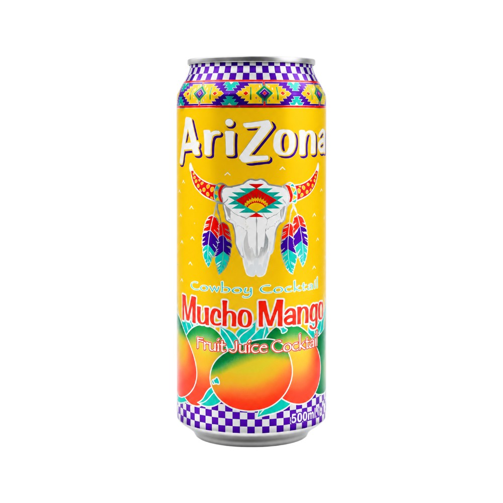 ARIZONA MUCHO MANGO FRUIT JUICE COCKTAIL TIN 500 ML