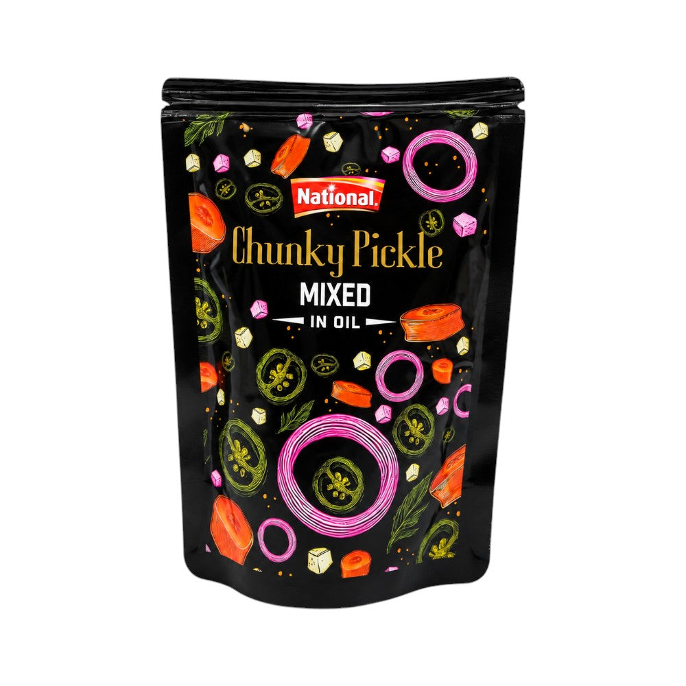 NATIONAL CHUNKY PICKLE MIXED IN OIL 150 GM