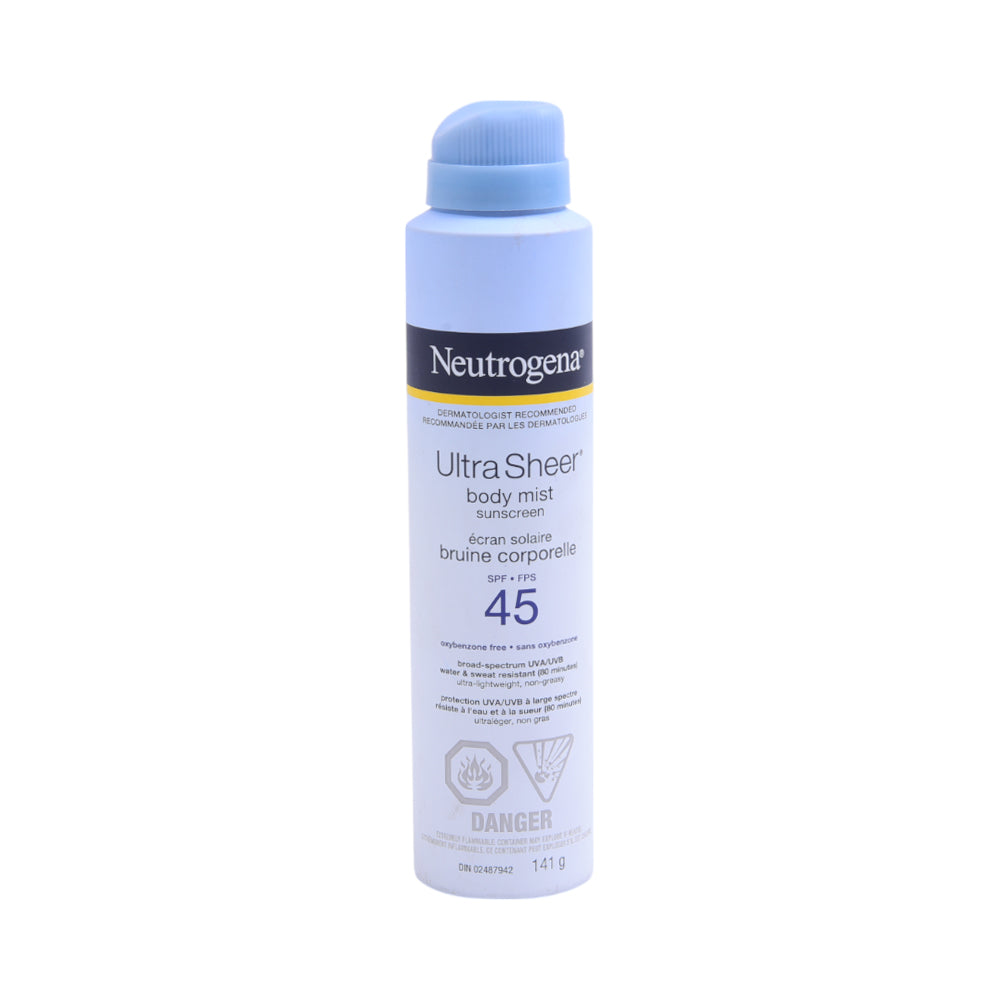 NEUTROGENA ULTRA SHEER SPF 45 BODY MIST 141G
