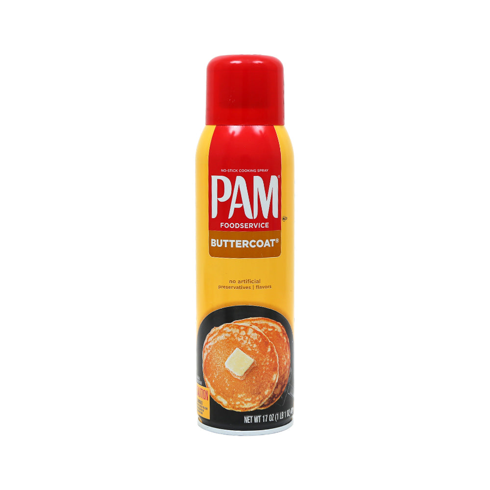 PAM COOKING SPRAY BUTTER COAT NON STICK 481 GM