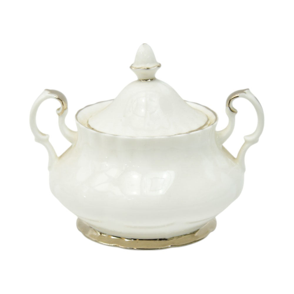 SUGAR POT ROYAL ALBERT CHANTILLY LARGE