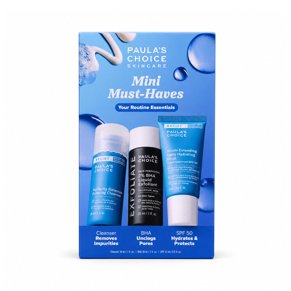 PAULA CHOICE MINI MUST HAVES 3PC SET NEW
