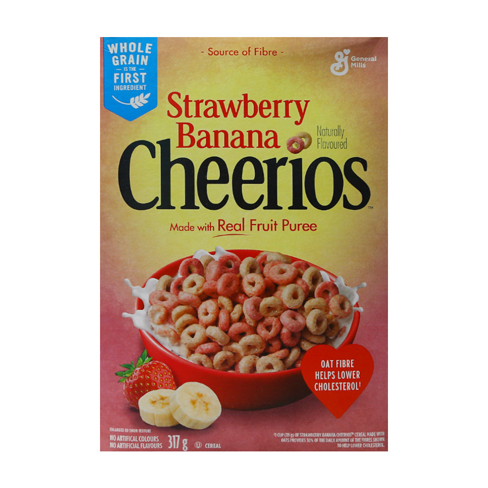 GENERAL MILLS CEREAL STRAWBERRY BANANA CHEERIOS 317 GM