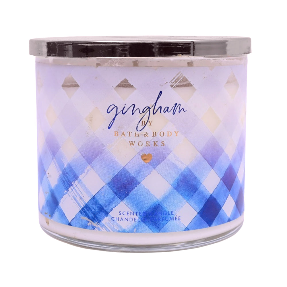 BBW BODY CANDLE 3 WICK WHITE GARDENIA 411 GM