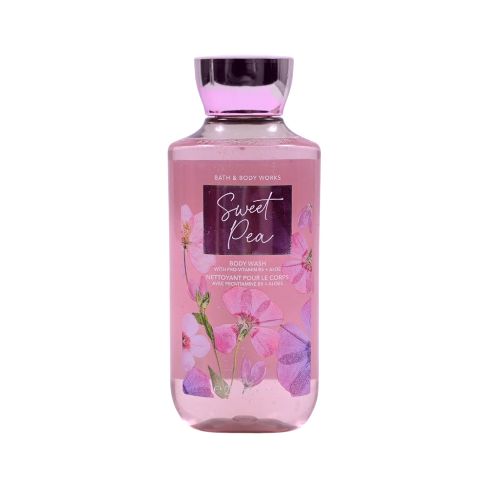 BBW SWEET PEA WITH PRO-VITAMIN B5+ALOE SHOWER GEL 295ML