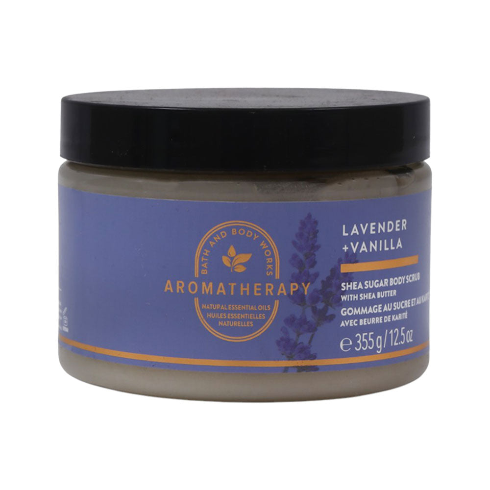 BBW BODY SCRUB LAVENDER & VANILLA WITH SEA BUTTER 355G