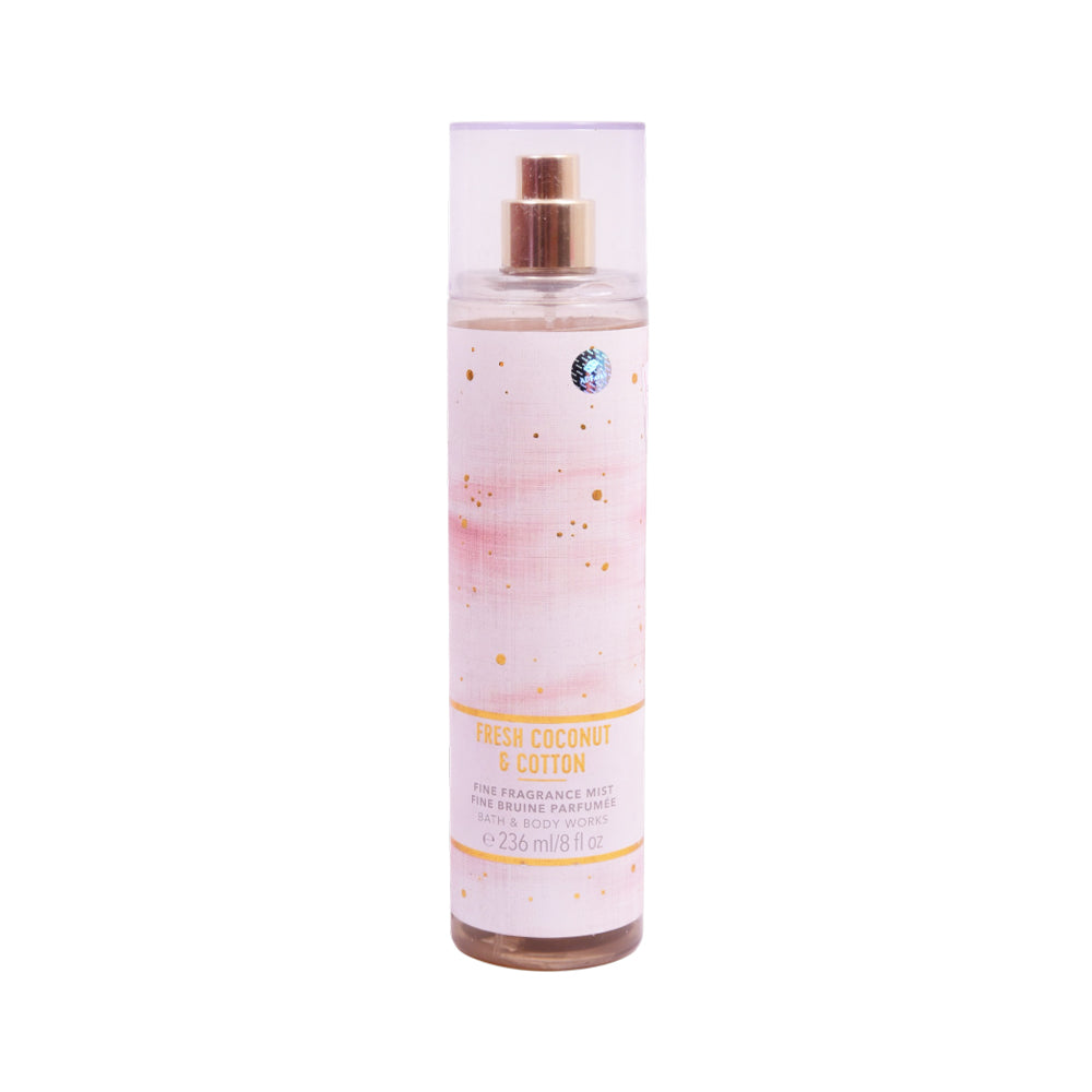BATH & BODY WORKS MIST FRESH COTTON & COTTON 236 ML
