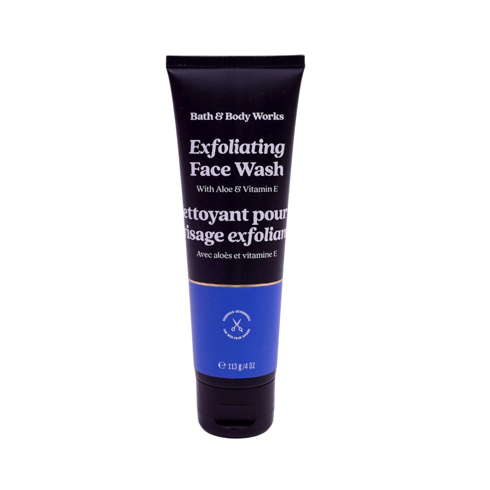 BATH & BODY WORKS BODY WASH EXFOLIATING WITH ALOE FACE WASH
