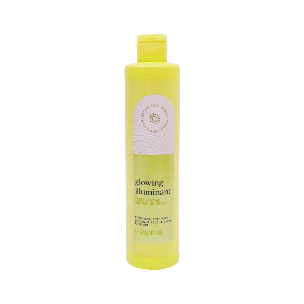 BBW GLOWING ILLUMINATE EXFOLATING BODY WASH 320 GM