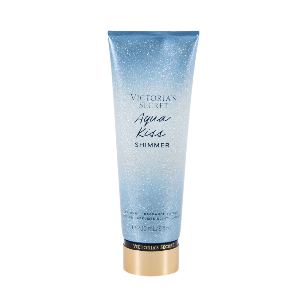 VICTORIAS SECRET AQUA KISS SHIMMER BODY LOTIONS 236ML