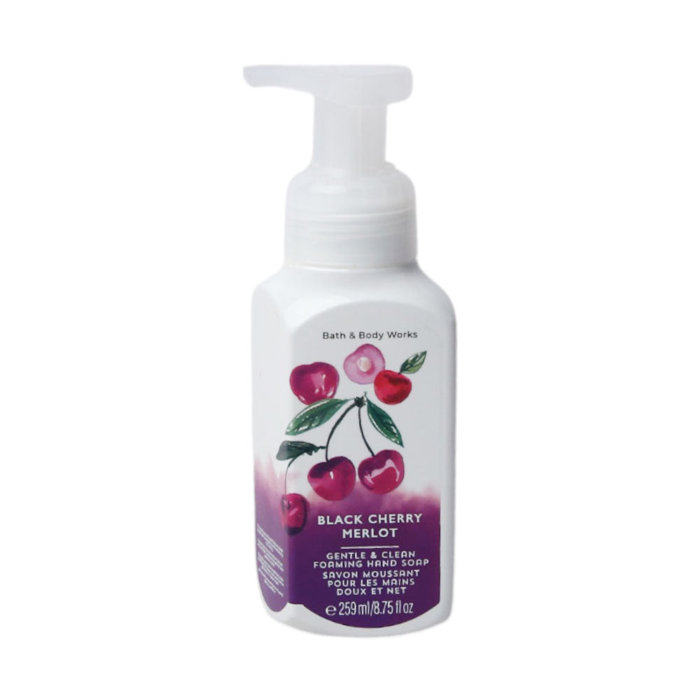 BBW GENTLE CLEAN FOAMING HAND SOAP BLACK CHERRY MERLOT 259ML