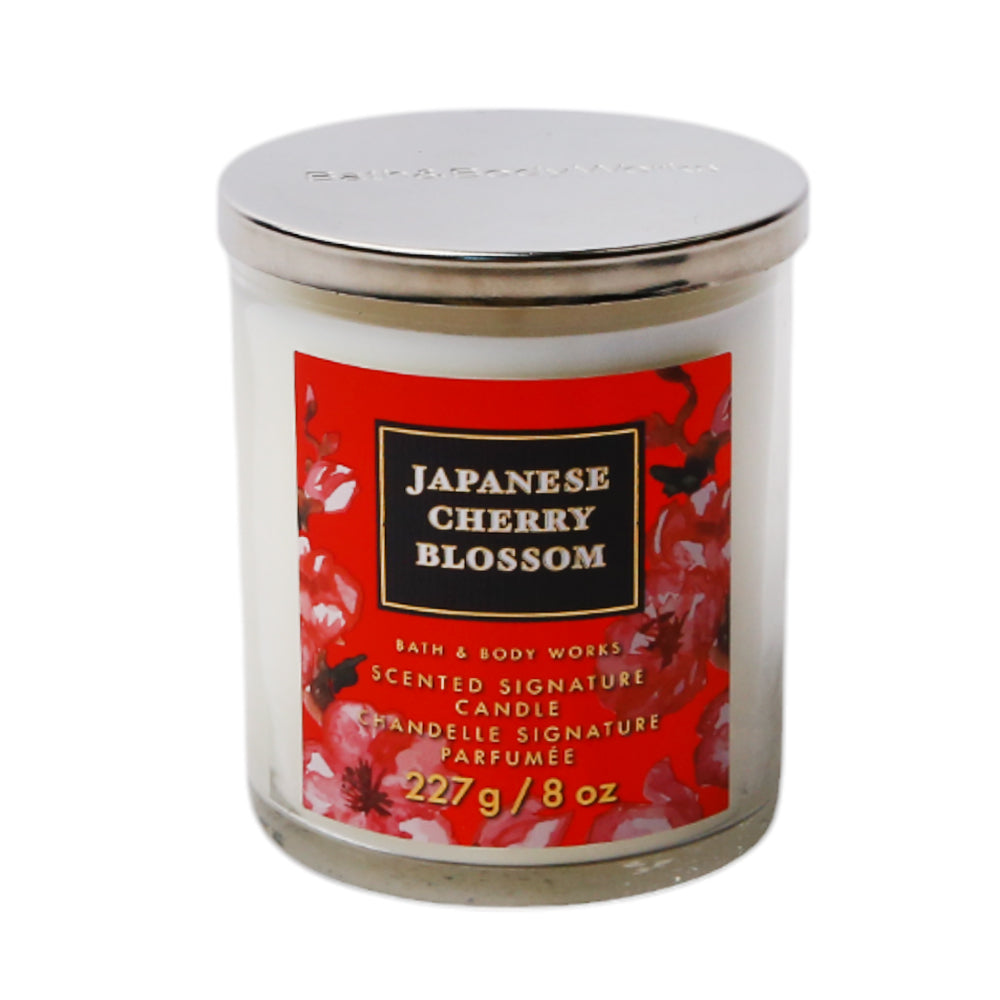 BBW SINGLE WICK CANDLE JAPNEES CHERRY BLOSSOM 227G