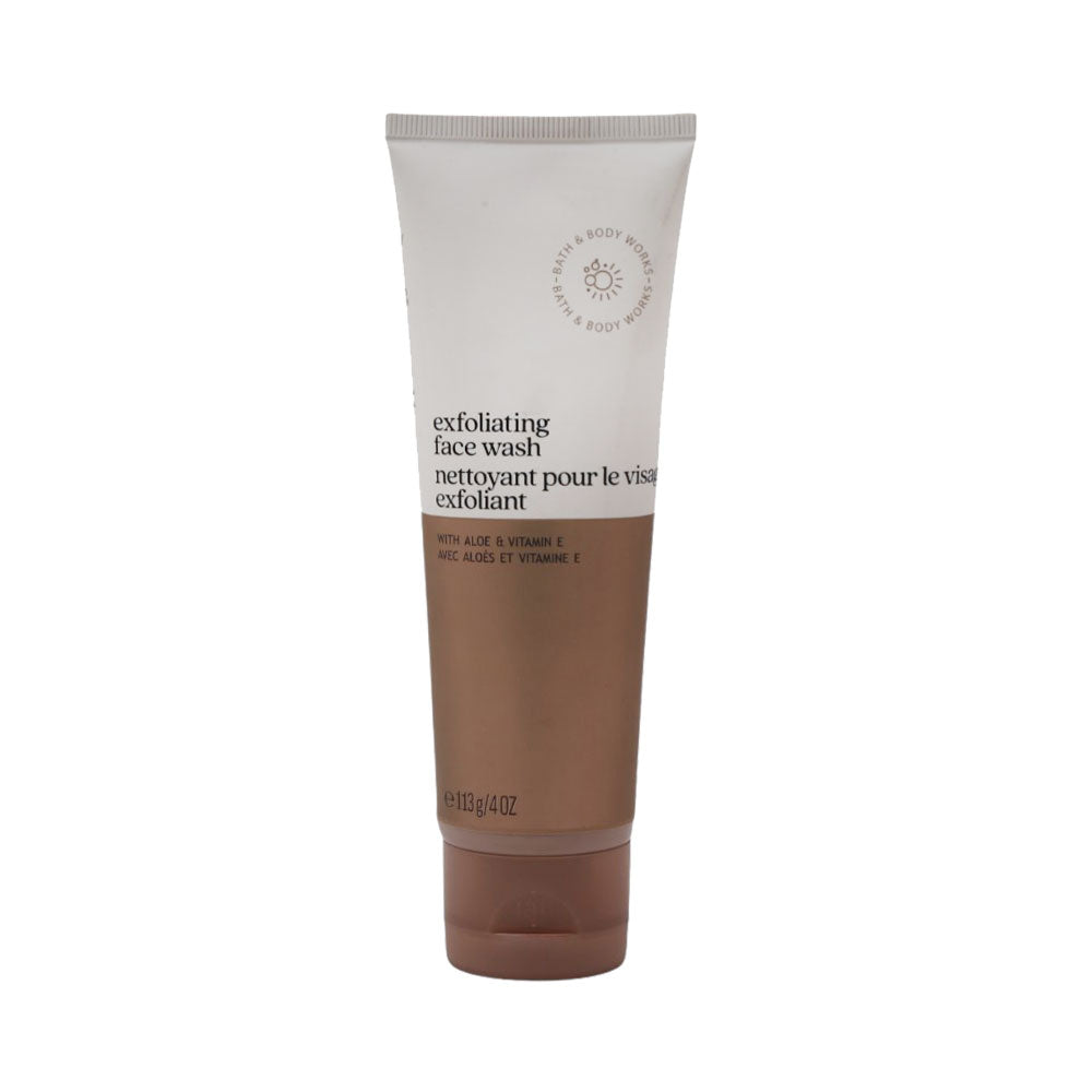 BBW EXFOLIATING FACE WASH WITH ALOE & VITAMIN E 113G